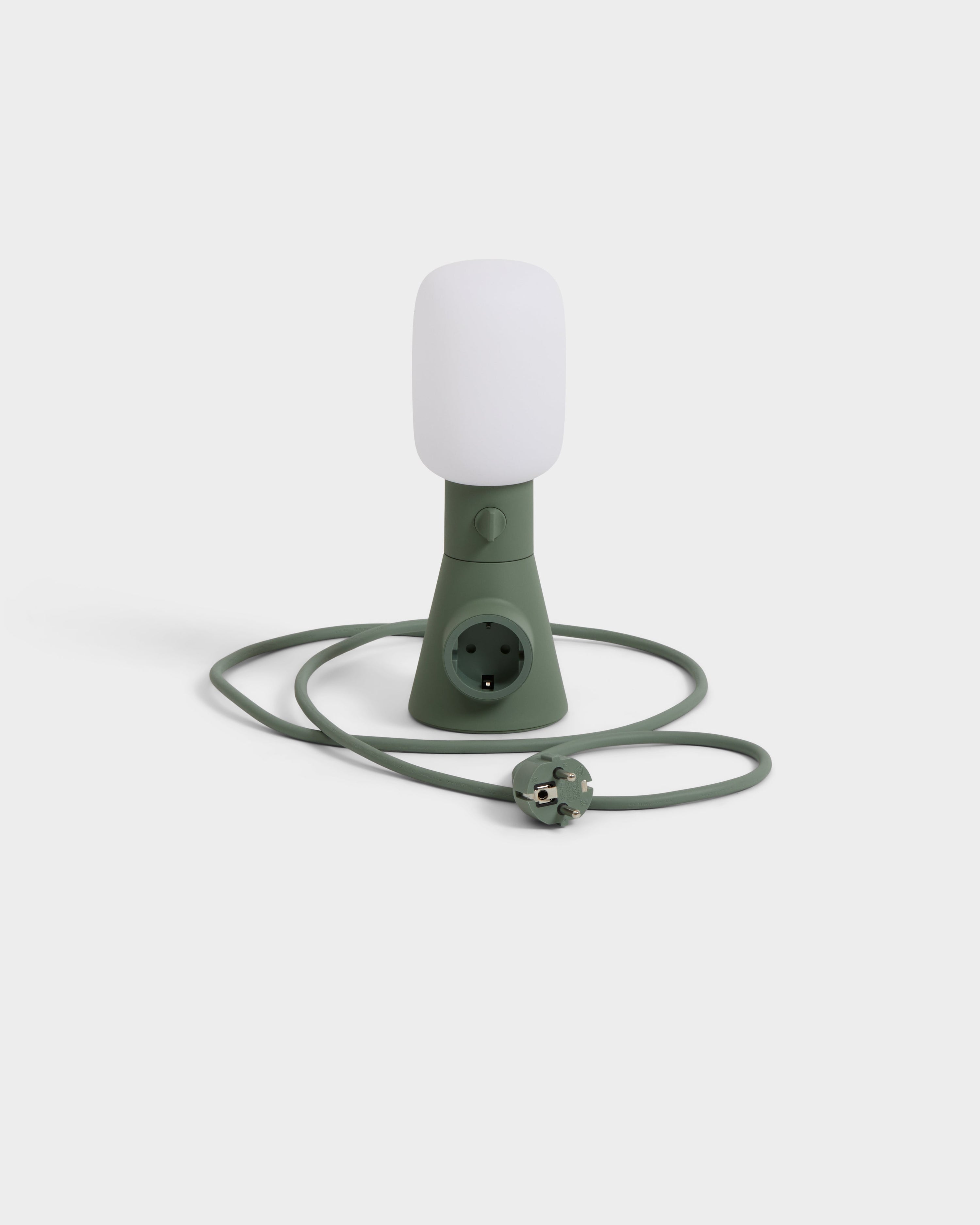 Plug-in Lamp - Mossy Green