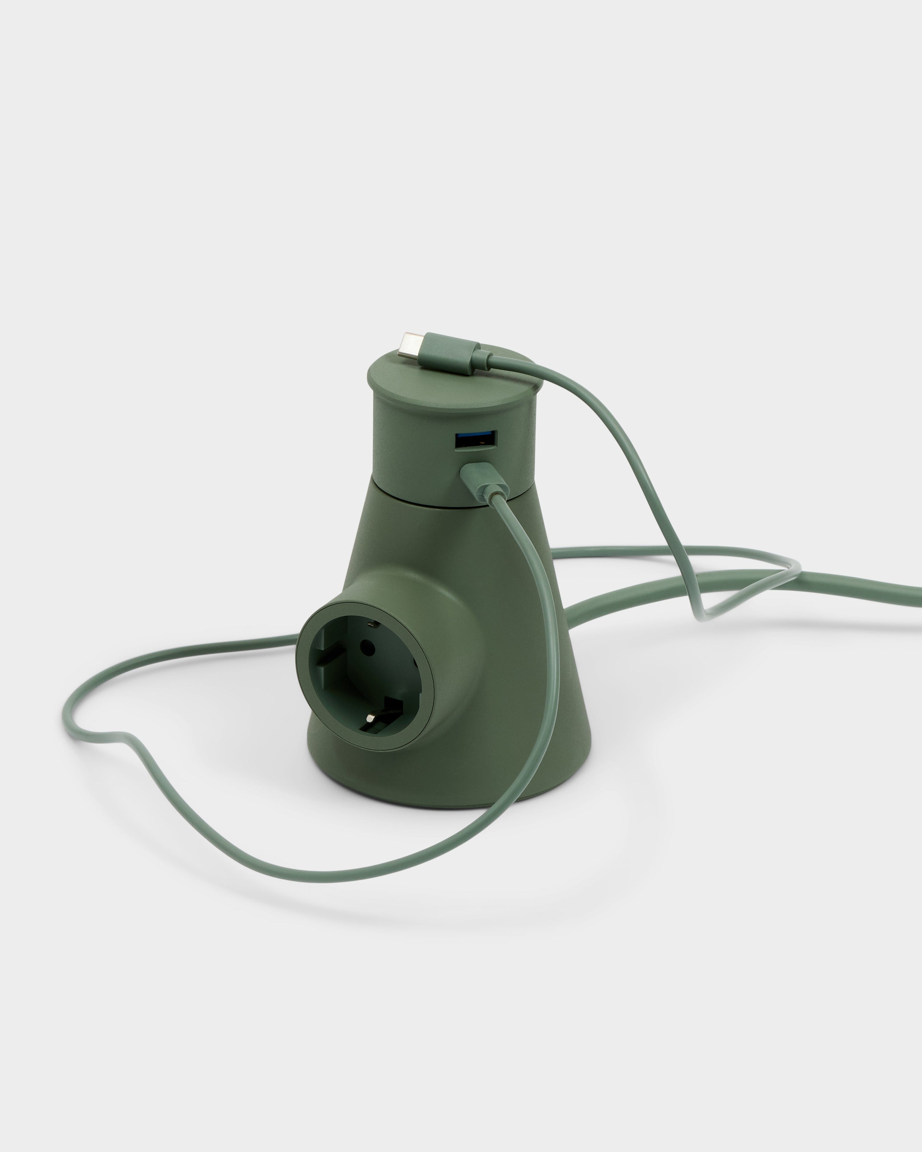 Power Adapter - Mossy Green