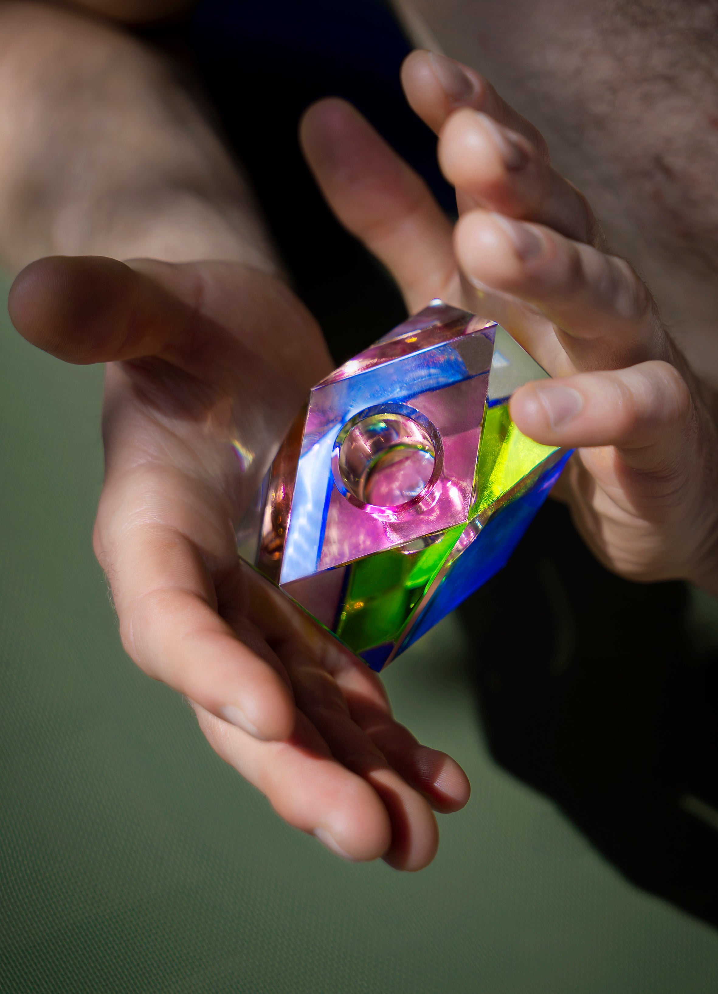 Regenbogen – Kerzenhalter