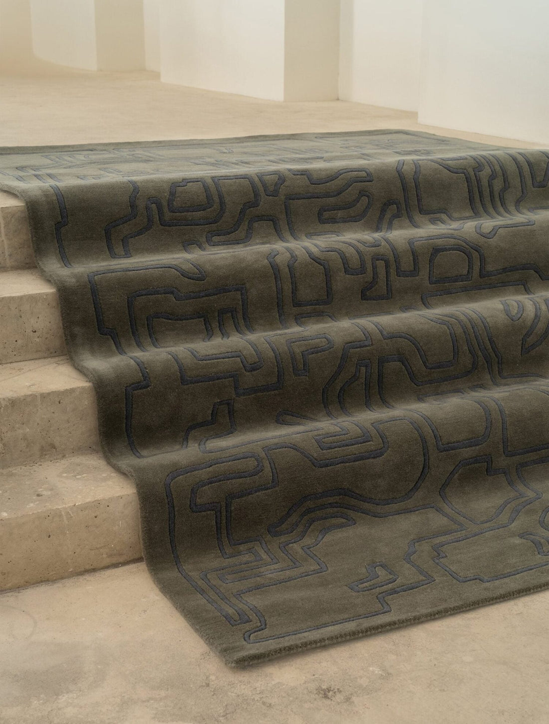 Arctic Green - Structures 2.0 Rug