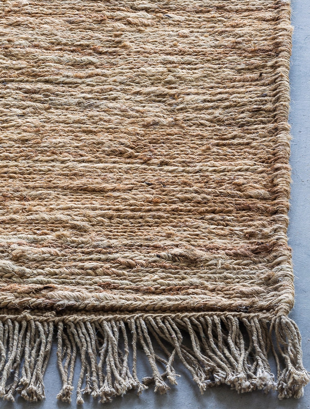 Natural with fringes - Sumace Rug