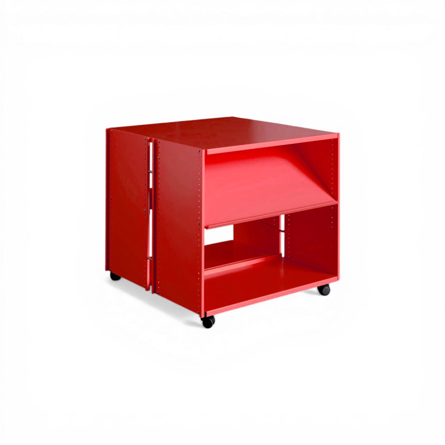 Lehni Aluminium Regalsystem - Back2Back mit Rollen