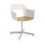 Off White with Oak Seat