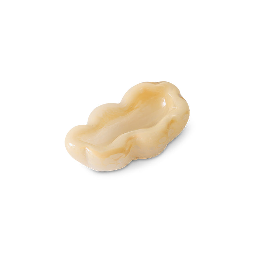Glasschale, Oyster – HKLIVING – Ansicht 3