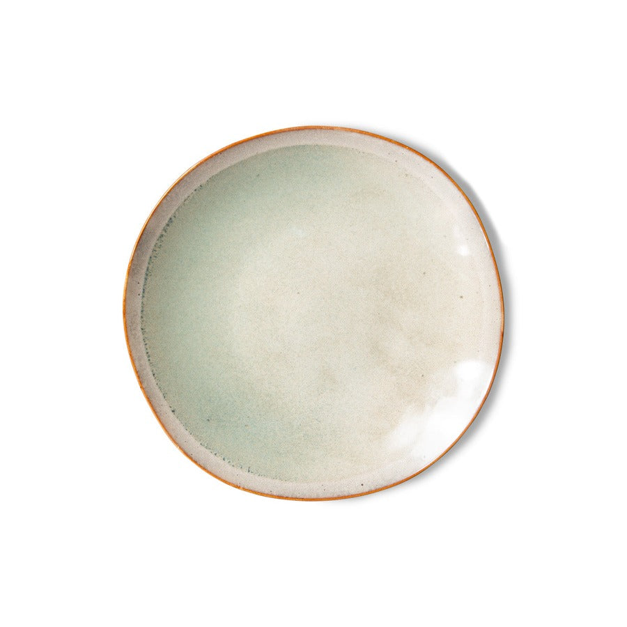 70s Ceramics – Frühstücksteller, Mist (2-Set) – HKLIVING – Ansicht 3