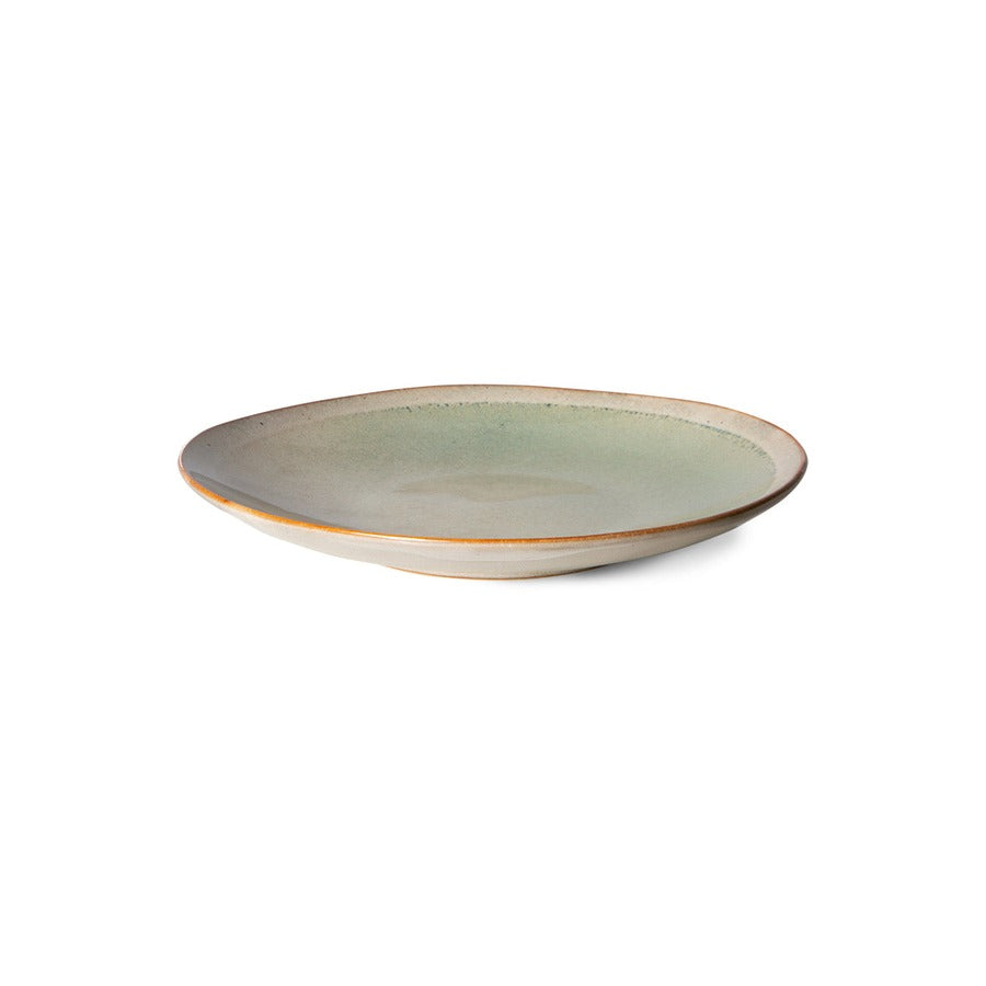 70s Ceramics – Frühstücksteller, Mist (2-Set) – HKLIVING – Ansicht 4