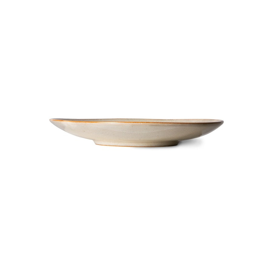 70s Ceramics – Frühstücksteller, Mist (2-Set) – HKLIVING – Ansicht 5