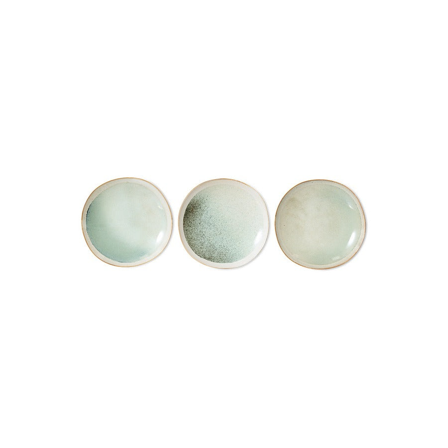70s Ceramics – Frühstücksteller, Mist (2-Set) – HKLIVING – Ansicht 7
