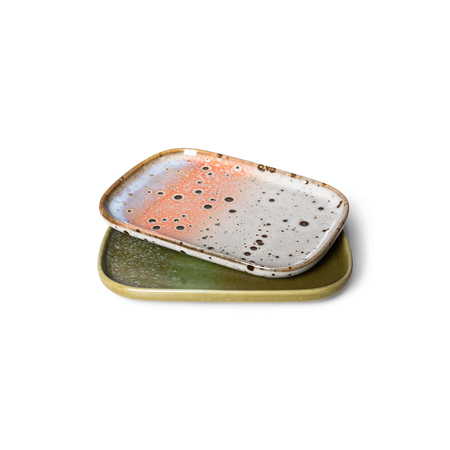 70s Ceramics – Kleine Tabletts, Atlas (2-Set) – HKLIVING – Ansicht 3