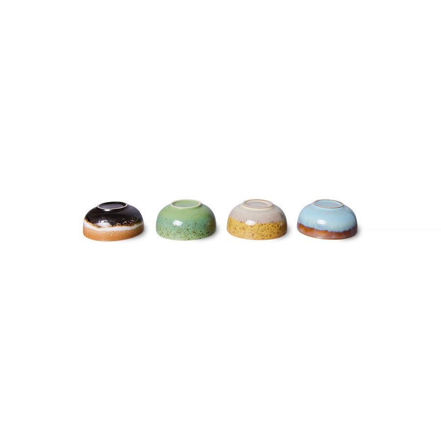70s Ceramics – XS Bowls, Castor (set of 4) – HKLIVING – view 4