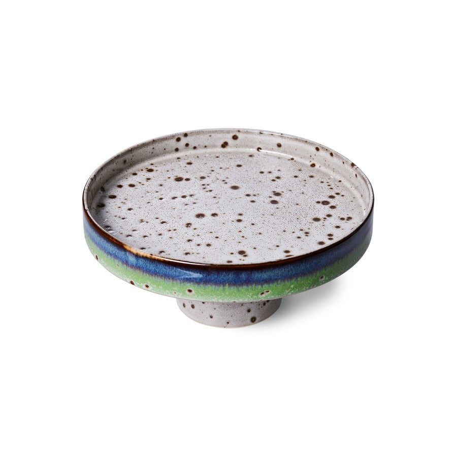 70s Ceramics – Fußschale, Comet – HKLIVING – Ansicht 3
