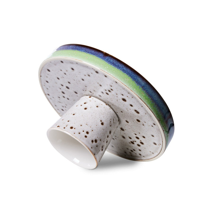 70s Ceramics – Fußschale, Comet – HKLIVING – Ansicht 4