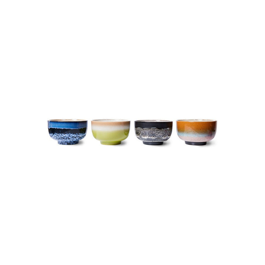 70s Ceramics – Nudelschalen, Groovy (4-Set) – HKLIVING – Ansicht 4