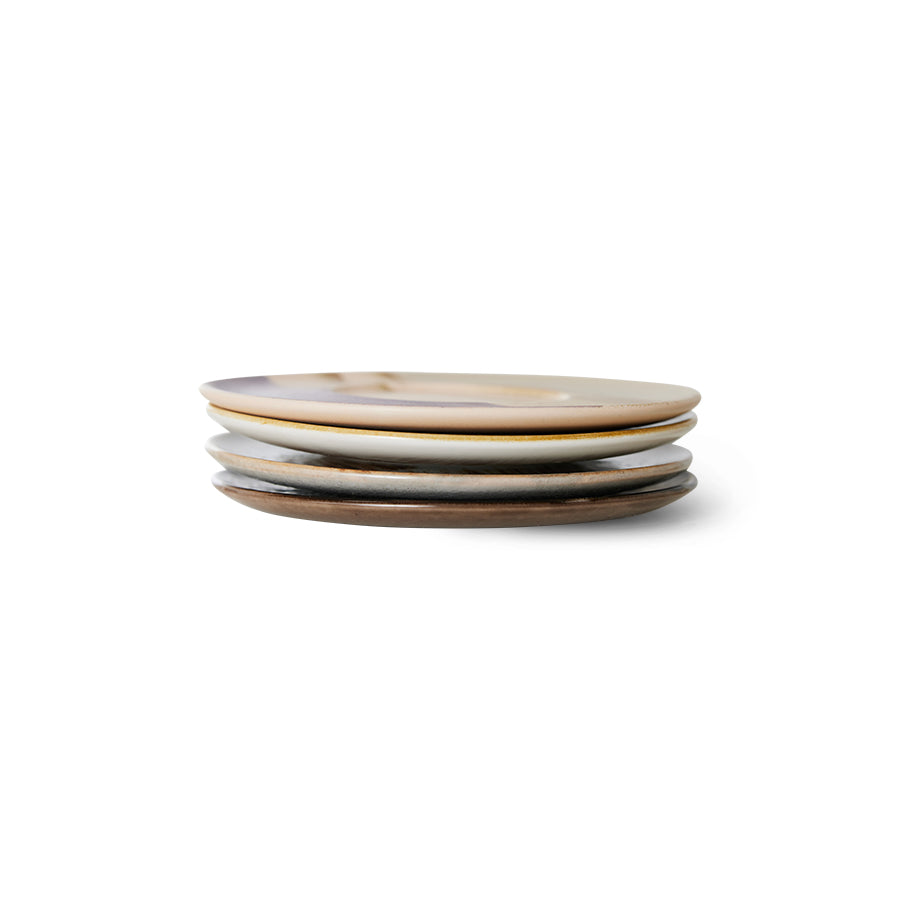 70s Ceramics – Untertassen, Big Sur (4-Set) – HKLIVING – Ansicht 8
