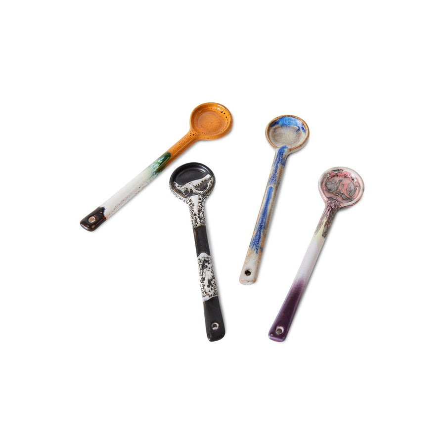 70s Ceramics – Löffel M, Force (4-Set) – HKLIVING – Ansicht 4