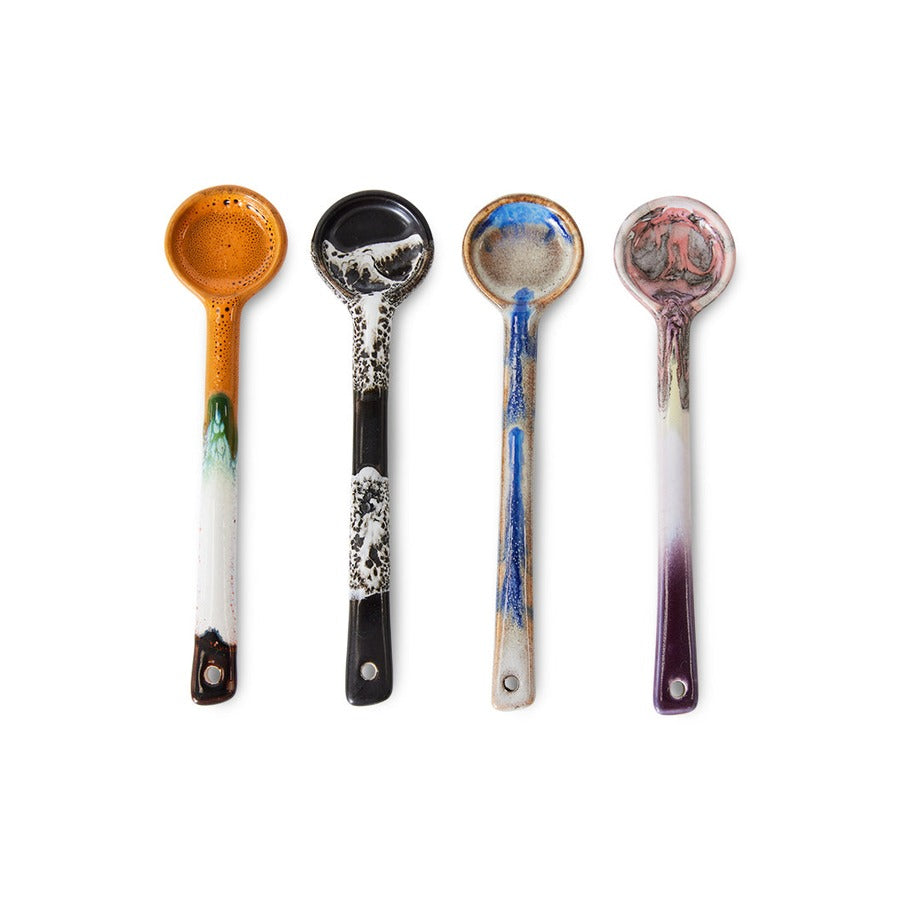 70s Ceramics – Löffel M, Force (4-Set) – HKLIVING