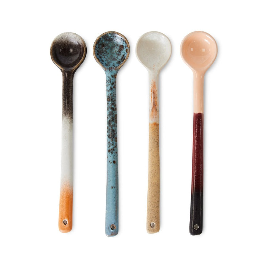 70s Ceramics – Löffel L, Breeze (4-Set) – HKLIVING