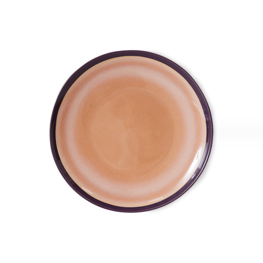 70s Ceramics – Speiseteller, Bedrock (2-Set) – HKLIVING – Ansicht 3