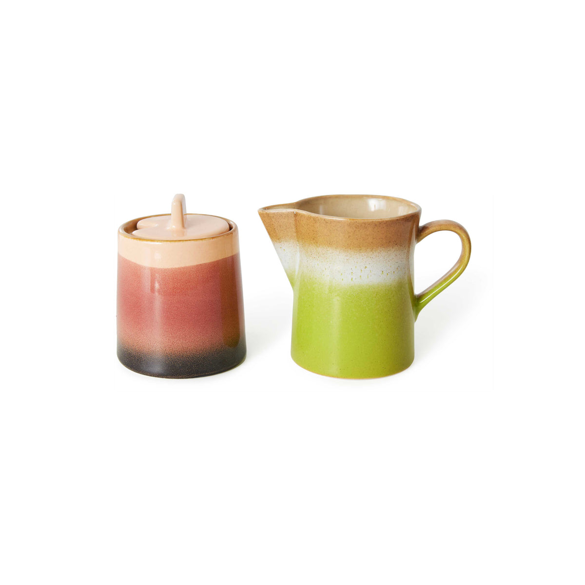 70s Ceramics – Milchkännchen & Zuckerdose, Foreland – HKLIVING