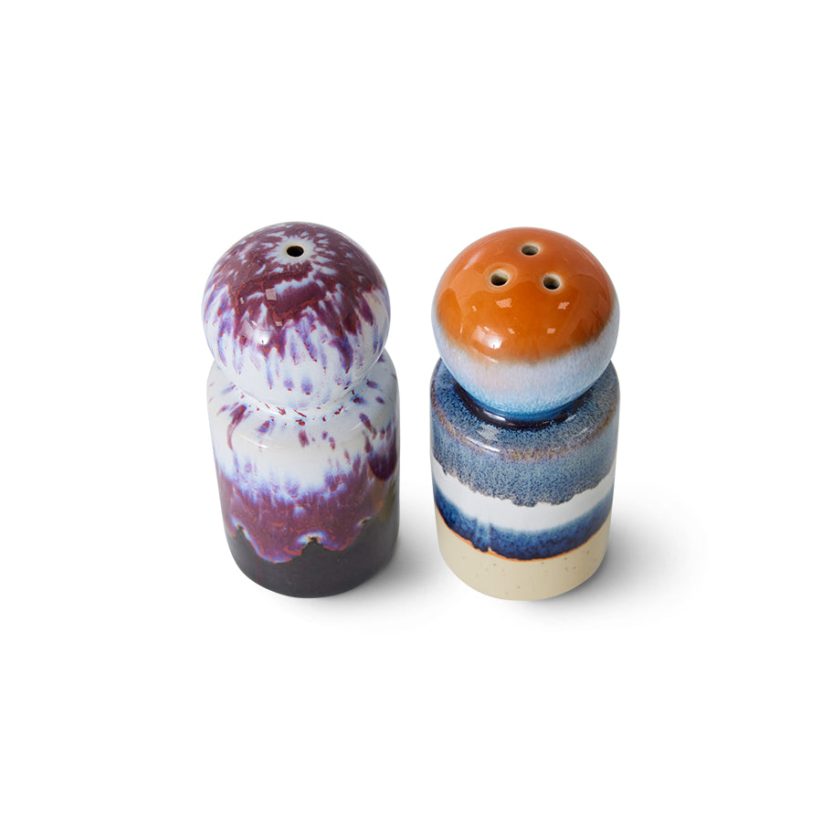 70s Ceramics – Salz- & Pfeffergefäße, Stargaze – HKLIVING – Ansicht 3