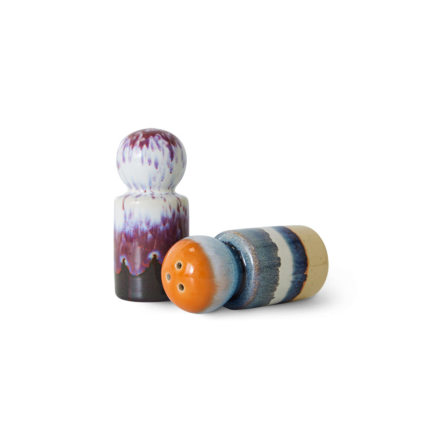 70s Ceramics – Salz- & Pfeffergefäße, Stargaze – HKLIVING – Ansicht 4