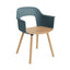 Ocean with Lacquered Oak