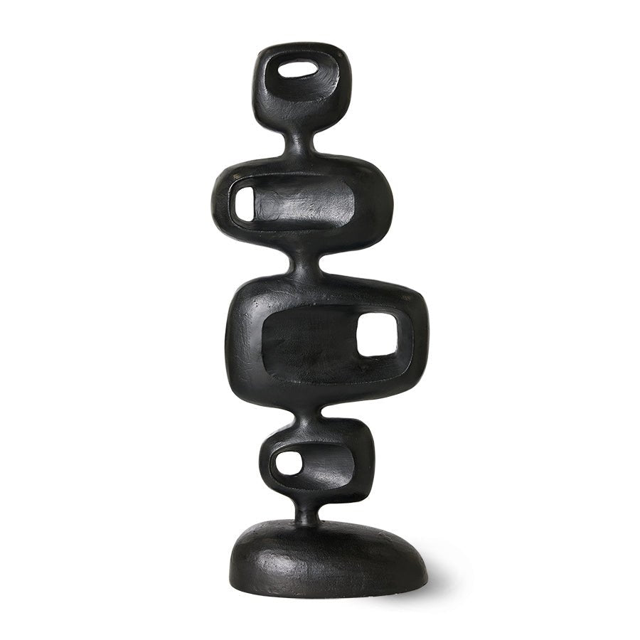 Aluminium Sculpture - Heavy Black Skulptur by HKLIVING