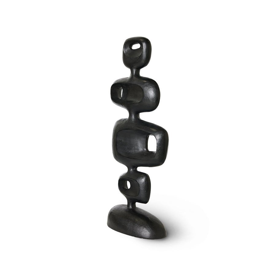 Aluminium Sculpture - Heavy Black Skulptur by HKLIVING