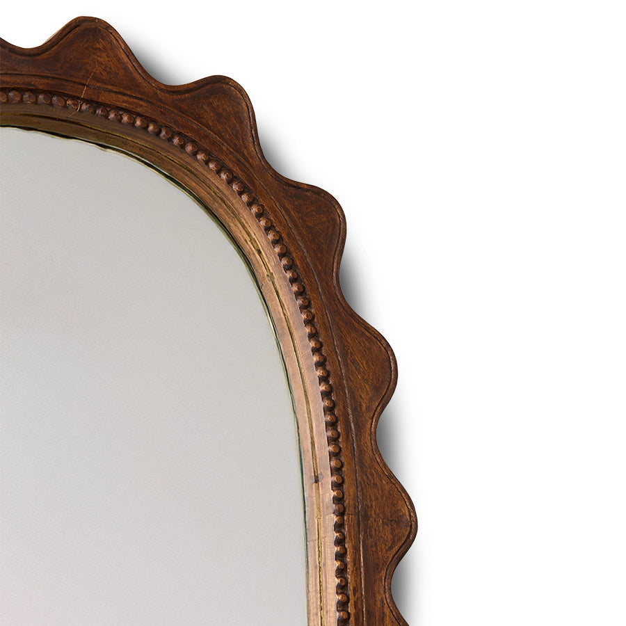 Wooden Ripple Spiegel – HKLIVING – Ansicht 3