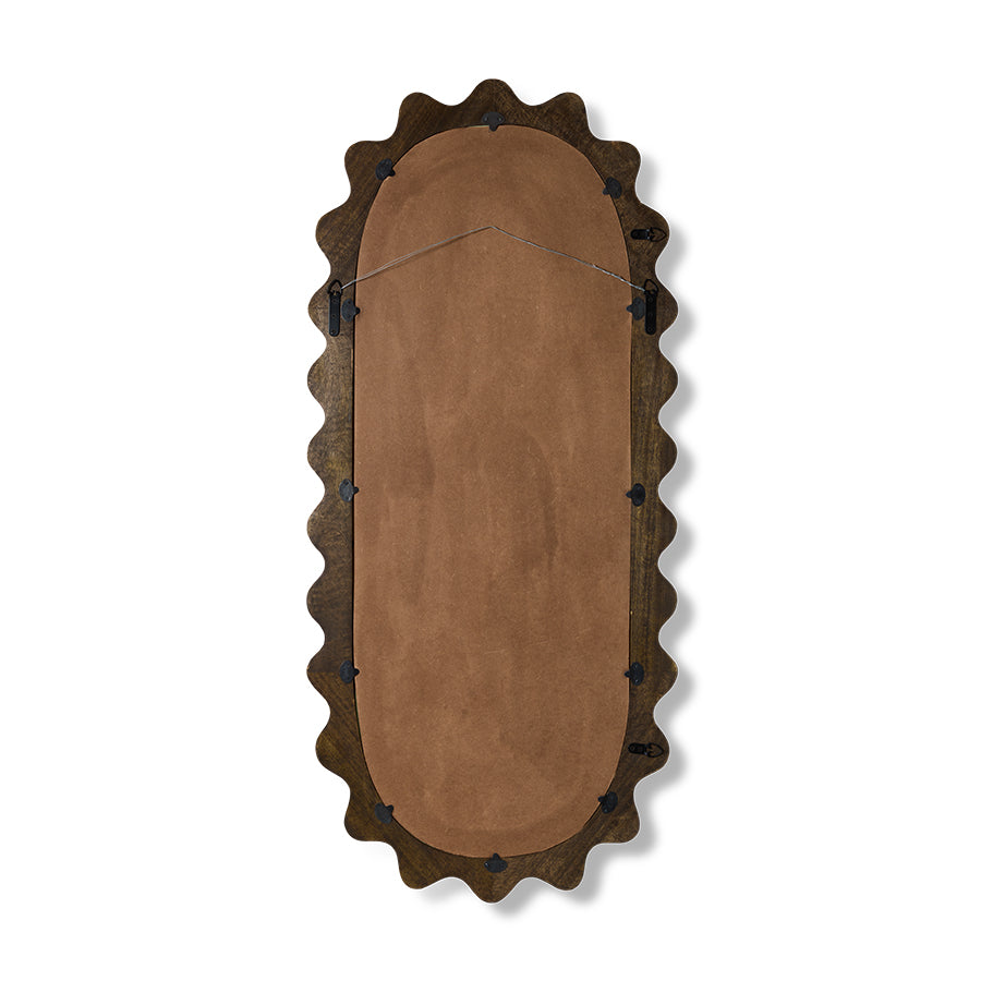 Wooden Ripple Spiegel – HKLIVING – Ansicht 4