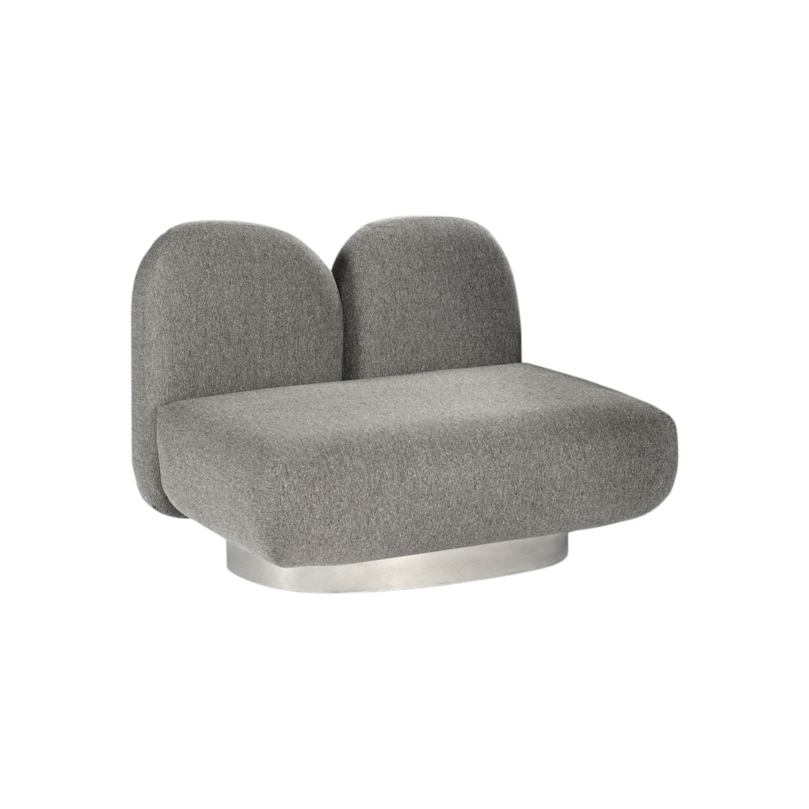 Assemble - 1 - Seat - Sofa - Sevo Grey Sofas by Valerie Objects