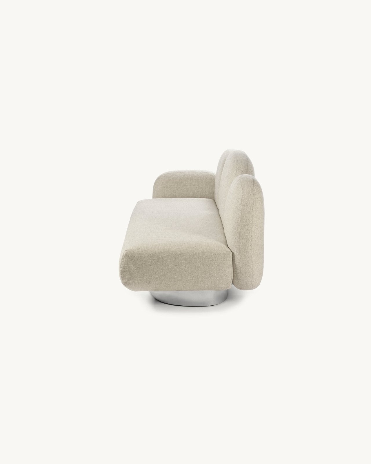 Assemble - 2 - Seat - Sofa with left Armrest - Gijon Sand Sofas by Valerie Objects