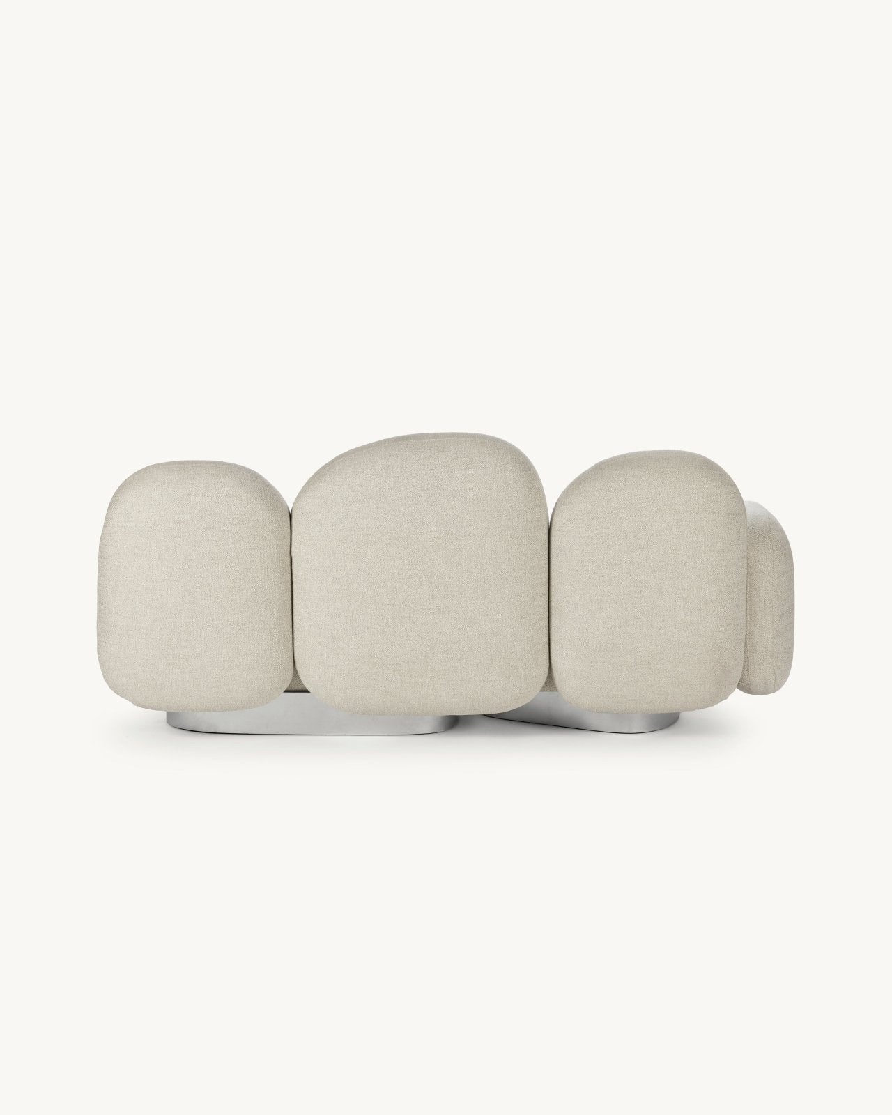 Assemble - 2 - Seat - Sofa with left Armrest - Gijon Sand Sofas by Valerie Objects