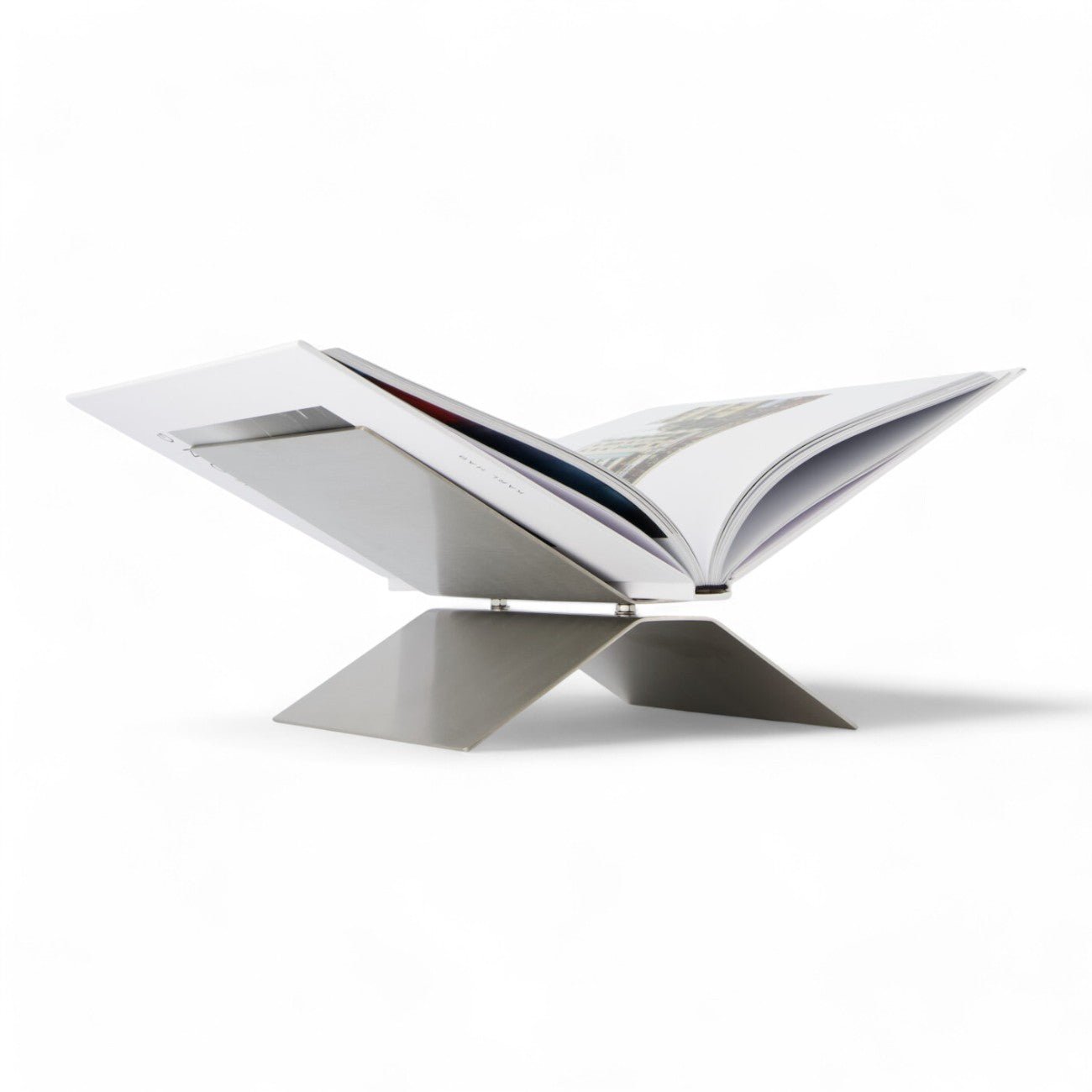 Atlas Bookstand - Stainless Steel Bücherständer by Baebsy