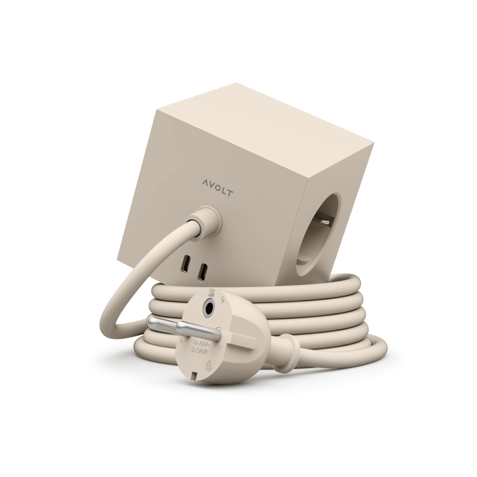 Avolt Square 1 USB C - Beige / Nomad Sand Dekoration von AVOLT