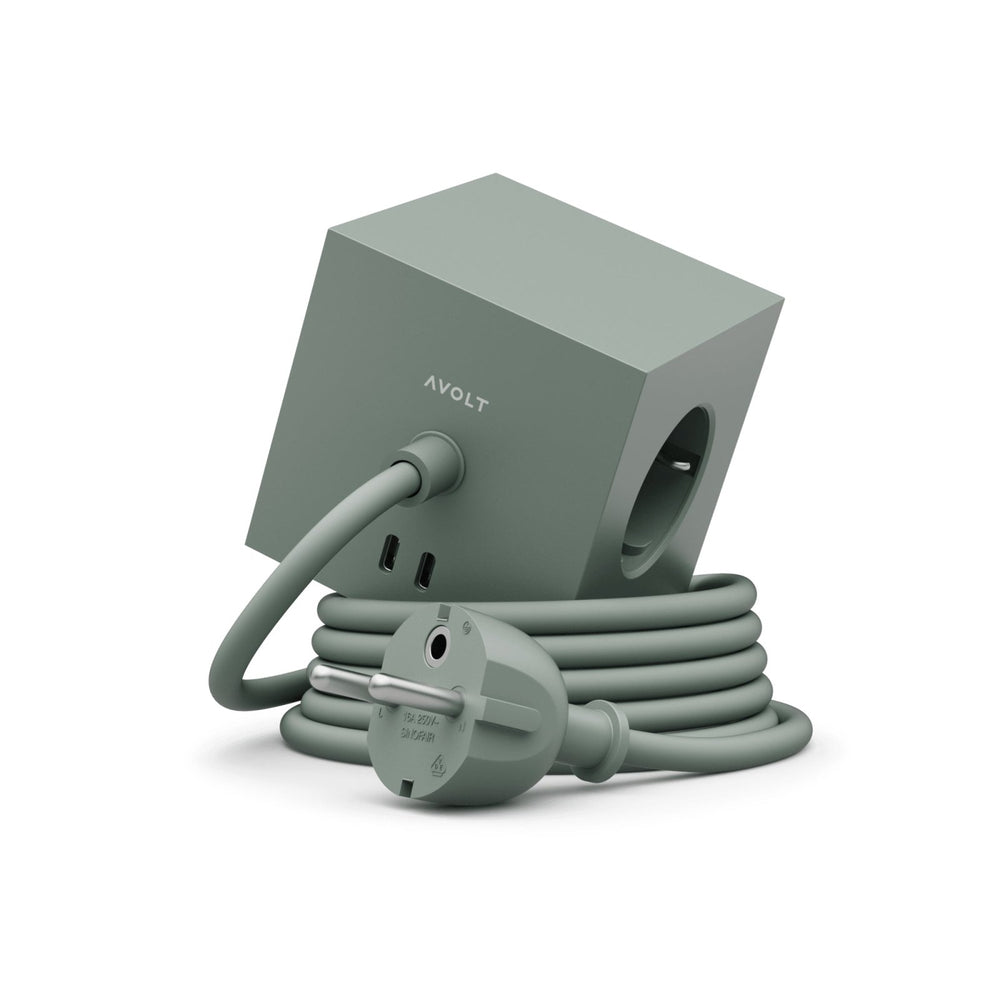 Square 1 USB C - Oak Green
