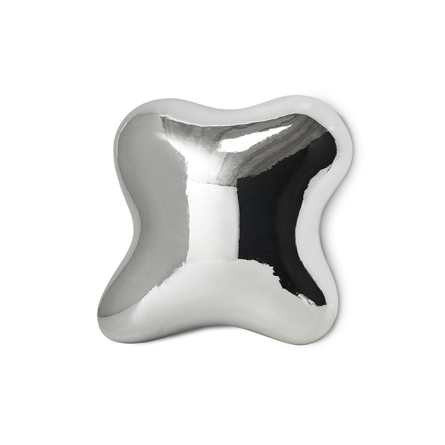 Orb sculpture chrome