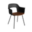 Black with Walnut Seat
