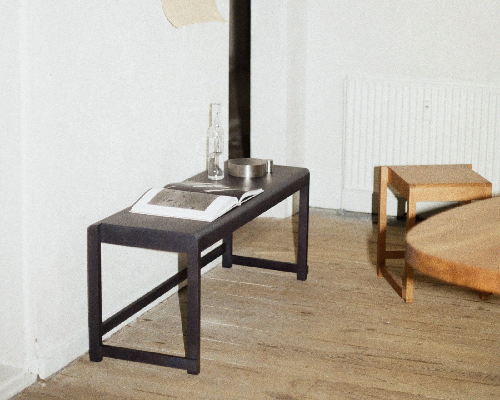 Bench 01 - Ash Black Birch Benches by Frama