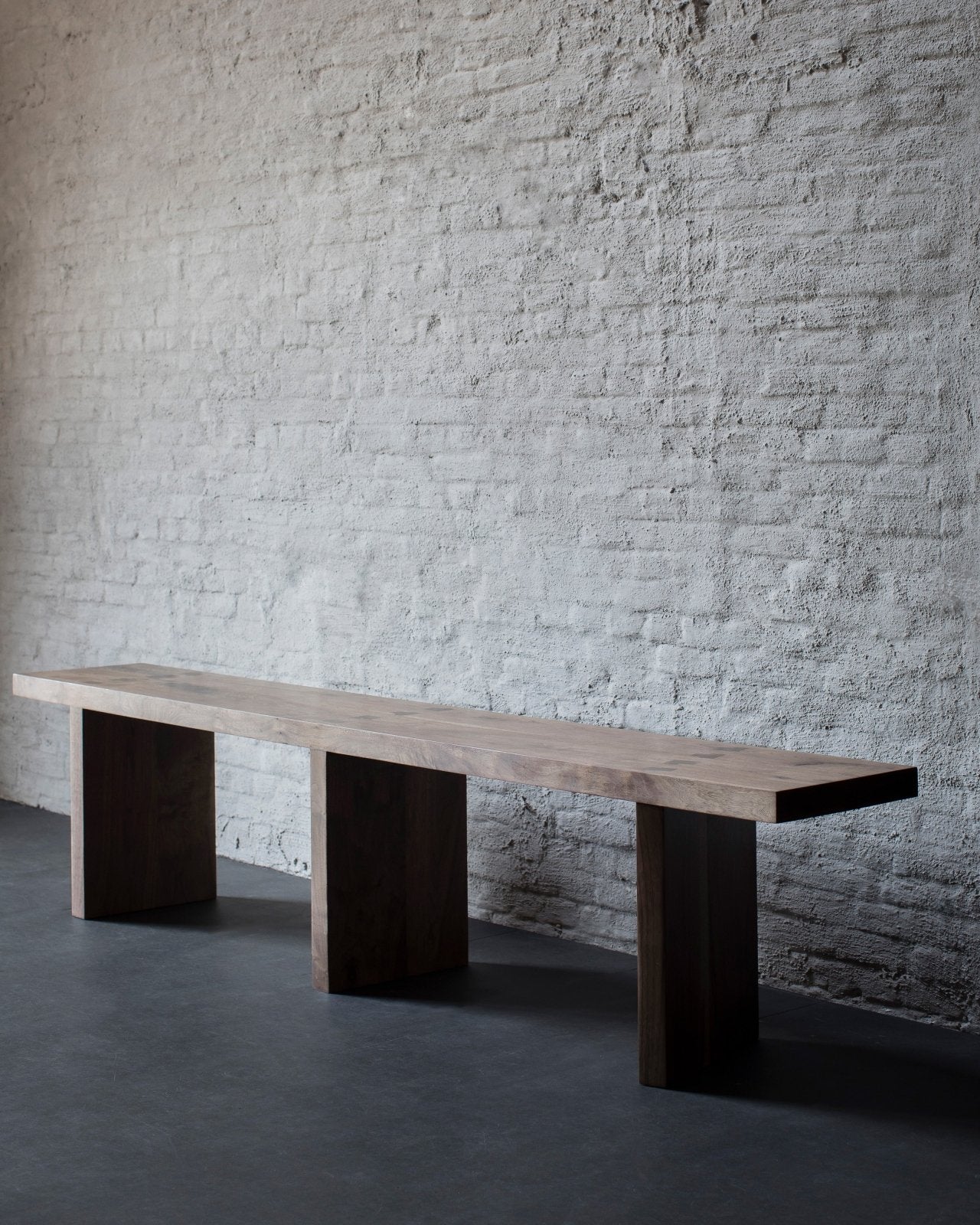 Bench L - Walnut Solid Benches by Valerie Objects