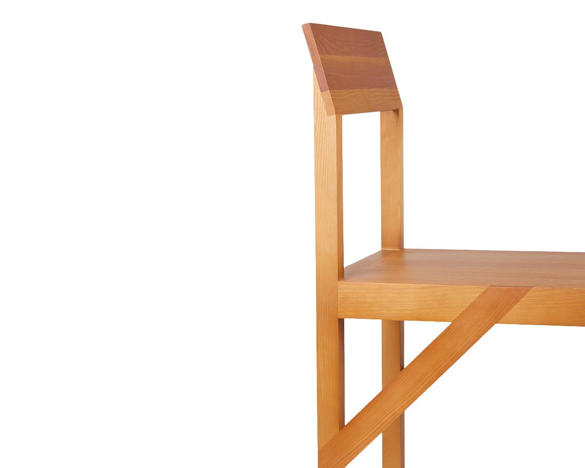 Bracket Chair - Warm Brown Pine Chairs by Frama