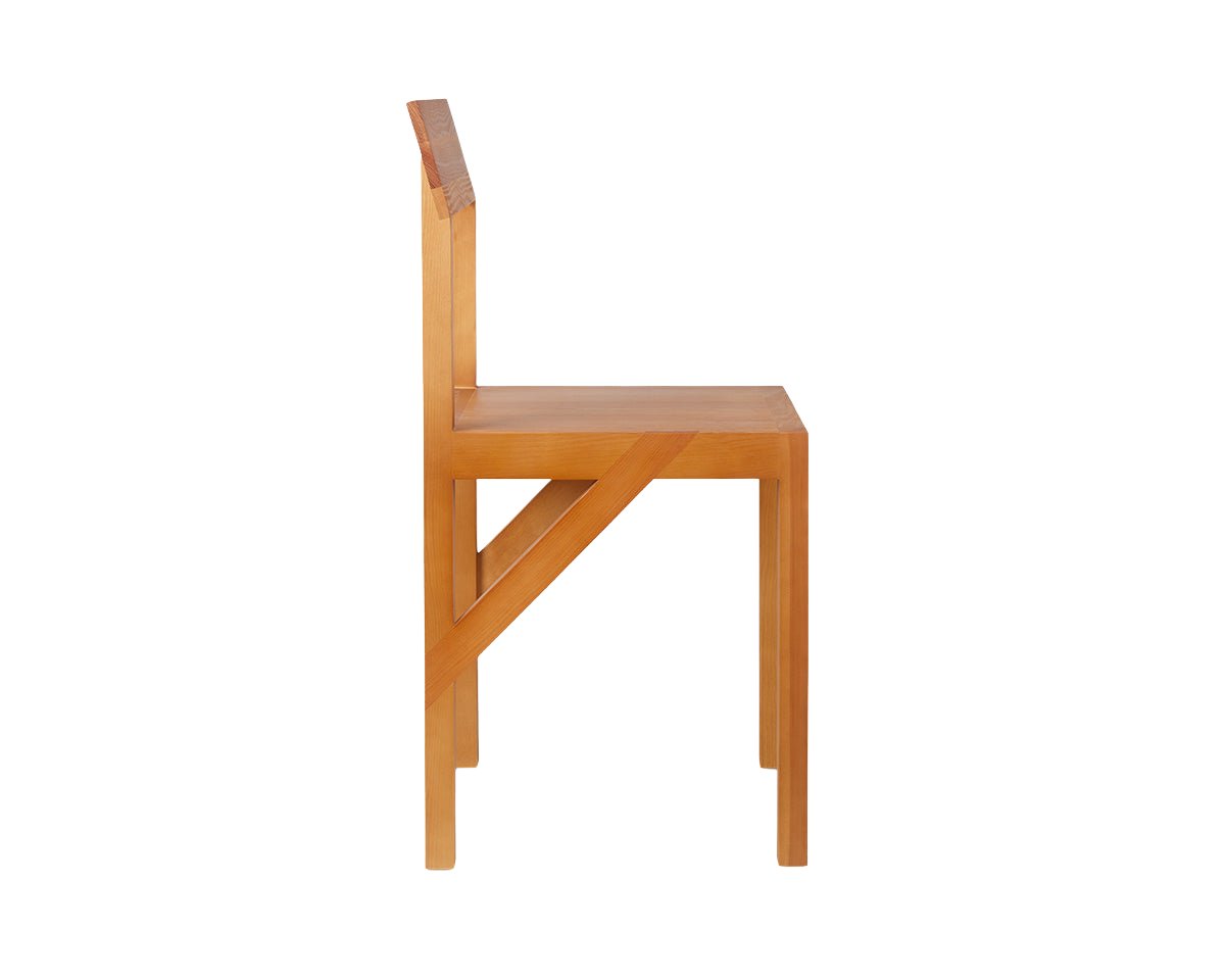 Bracket Chair - Warm Brown Pine Chairs by Frama