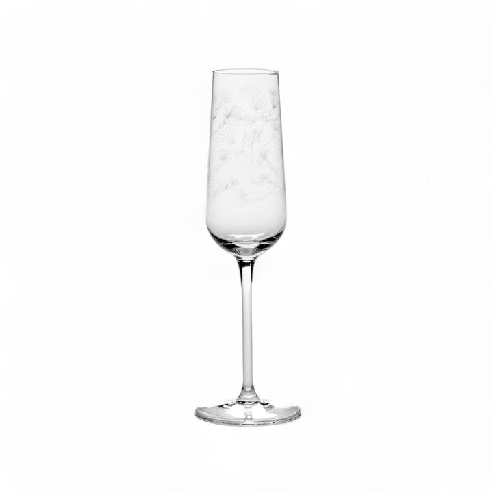 Champagne Flute 4 - Set Giftbox - Camelia Aubergine Midnight Flowers - Geschirr - Serax x Marni
