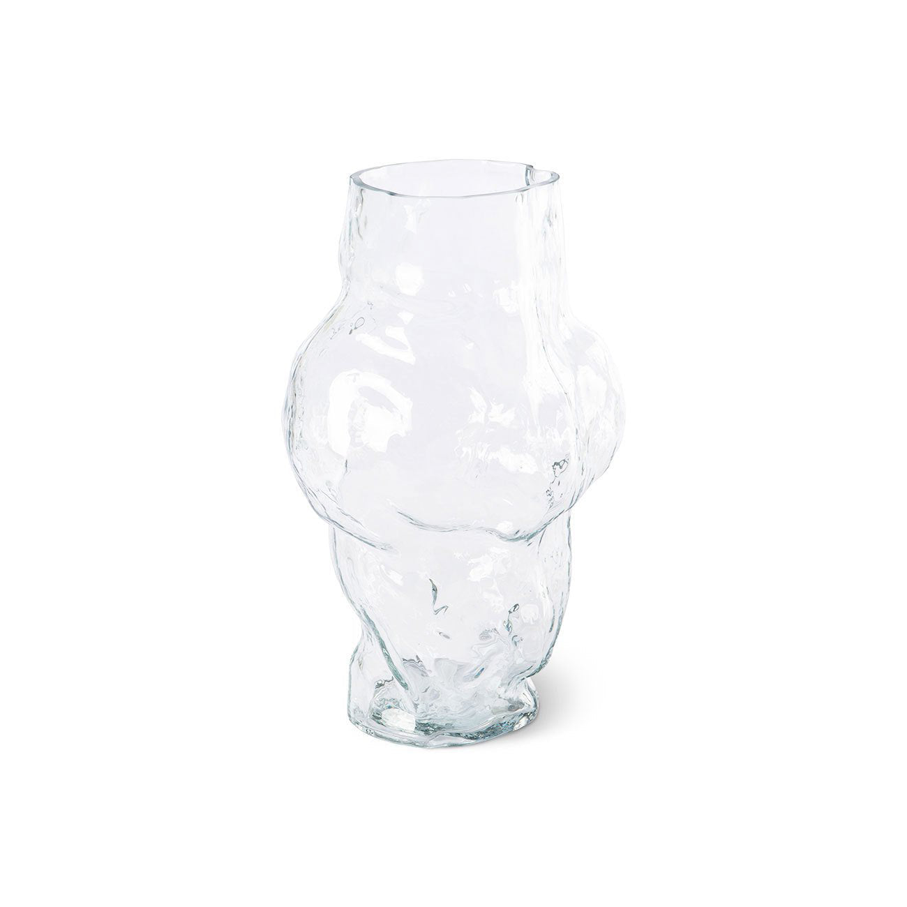 Cloud Vase Clear Glass High