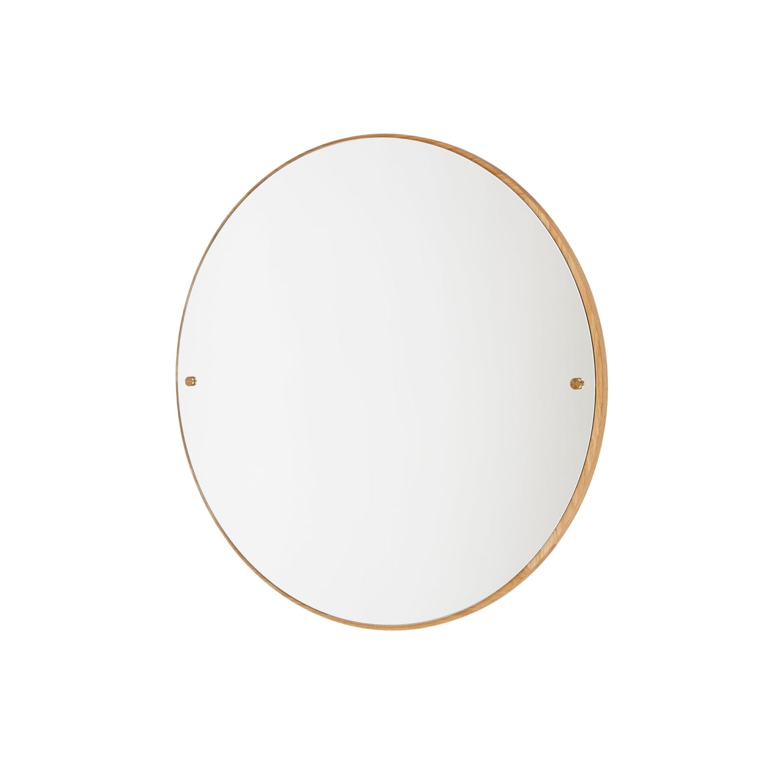 CM - 1 Circle Mirror - Natural Oak - Large Mirrors by Frama