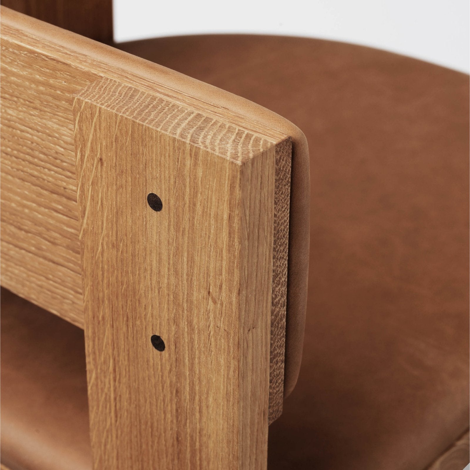 Collector Dining Chair - Leather Upholstery Furniture by Kristina Dam Studio