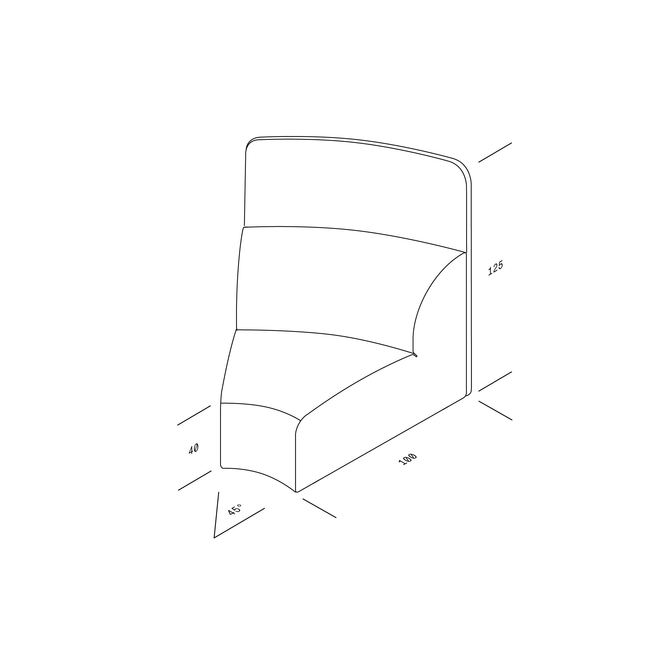 WEBER High Back Sofa