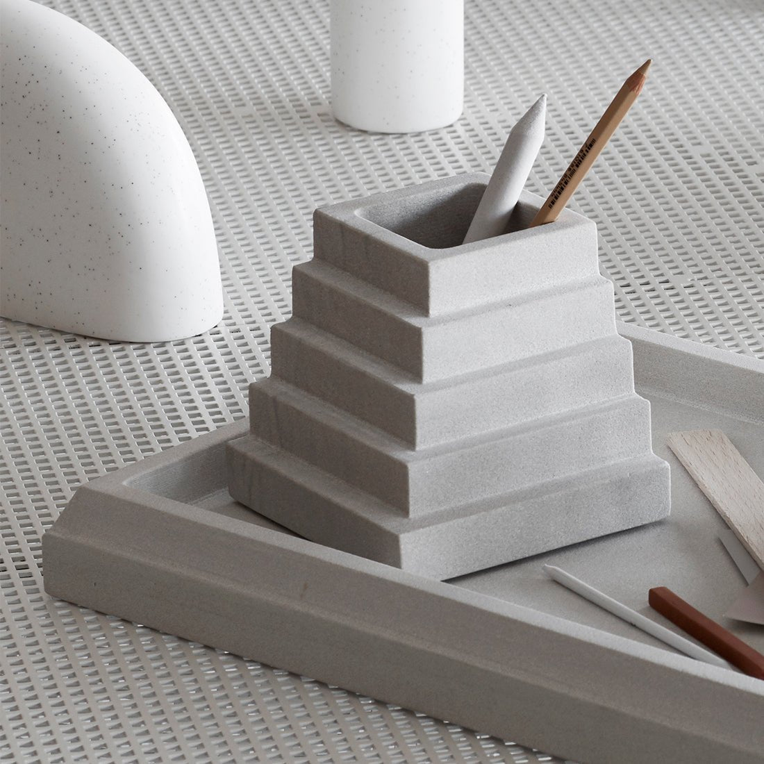 Desk Organizer – S Sculpture by Kristina Dam Studio