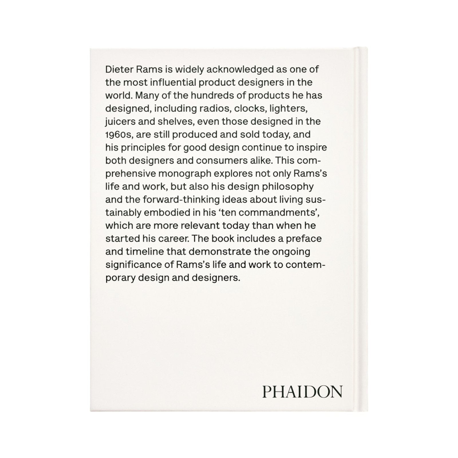 Dieter Rams: As Little Design as Possible Bücher by Phaidon