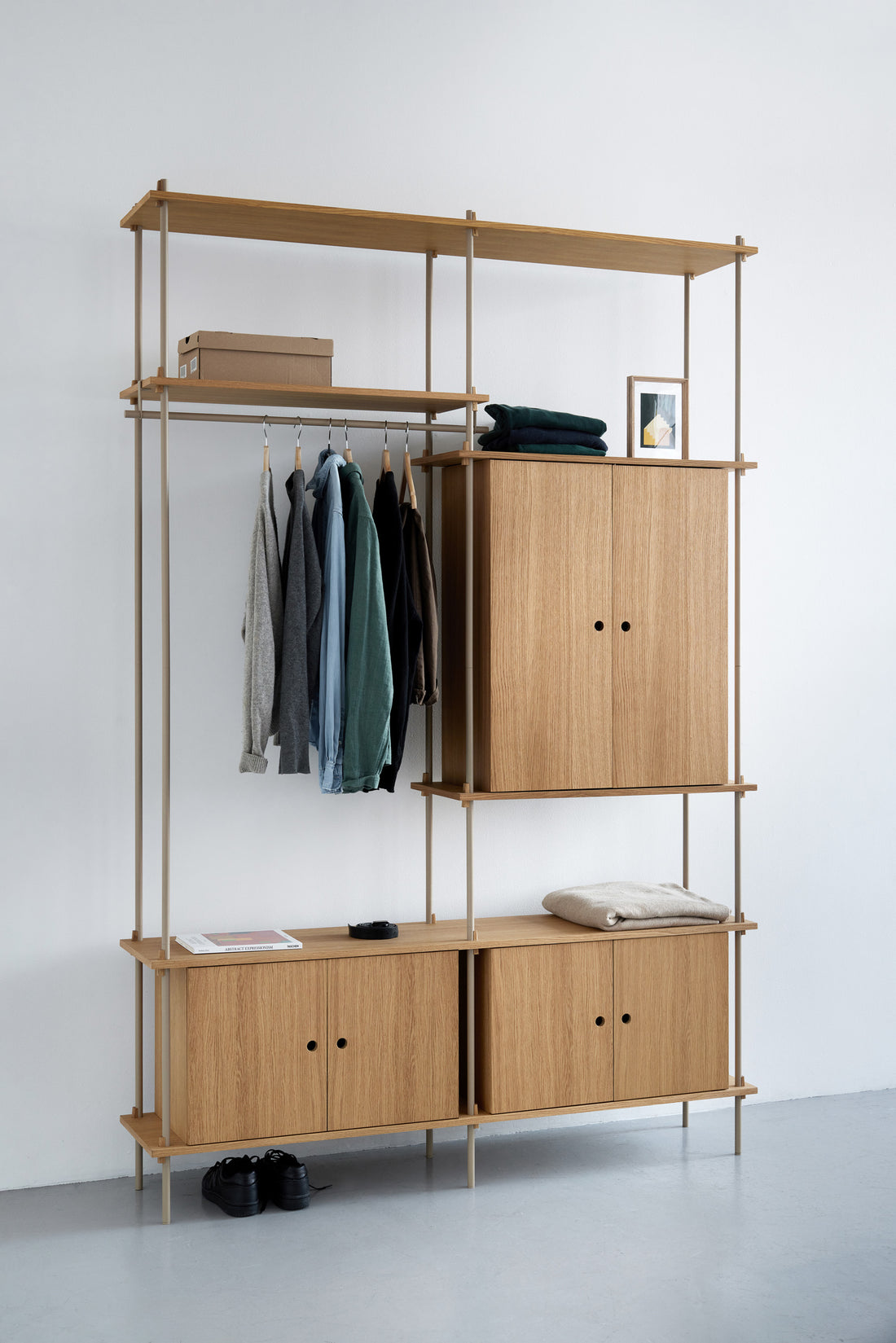 Moebe Shelving, Double Cabinet
